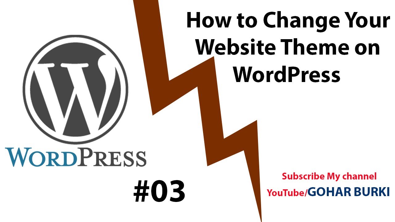 WordPress Tutorial: How to Change Your Website Theme on WordPress - YouTube