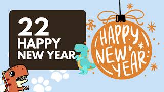 22 Happy New Year Greetings in Different Languages for Kids to Learn - Educational Video