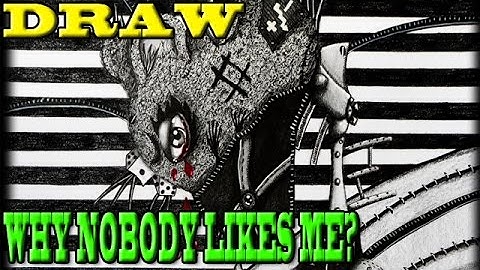 WHY NOBODY LIKES ME? / Wieso mag mich niemand? #0023 [HD] [Speeddrawing] [Think about it]