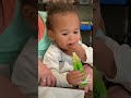 Toddler Tries WASABI For The First Time Funny Baby Toddler Videos Shorts