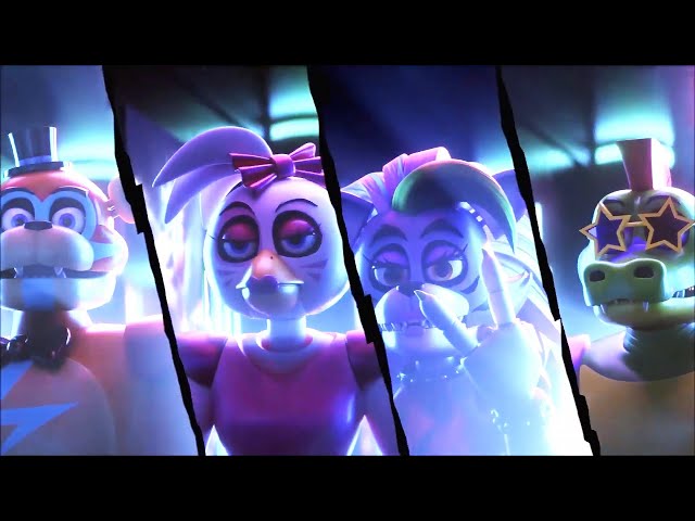 FNAF:SB Intro small details #fnaf #fnafsecuritybreach #fnafsecrets #fn, glamrock chica