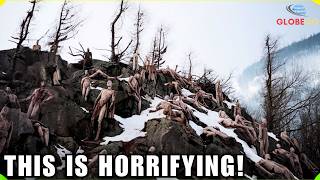 Scientists STUNNED! This Drone Made A CHILLING Discovery After Spotting This On A Side Of A Mountain