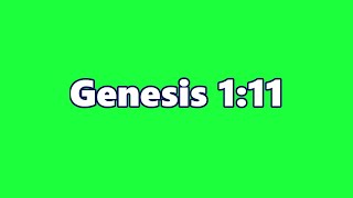 Genesis 1:11 (ESV) Genesis 1 11 Esv