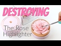 THE MAKEUP BREAKUP - Destroying, weighing & pressing the Lancôme La Rose À Poudrer