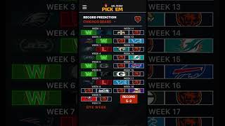 Chicago Bears 2026 record