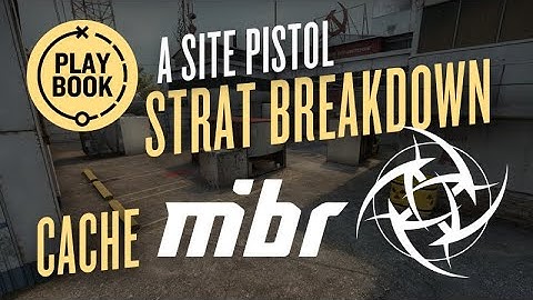 Cache A site Pistol execute - Mibr v NiP - Strat Breakdown
