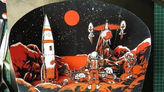Как сделать космическую диораму из бумаги своими руками / Освоение космоса Как сделать космическую диораму из бумаги своими руками / Освоение космоса