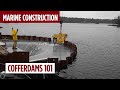 Cofferdams uses types construction and removal  marine construction series 4