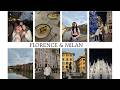 ITALY VLOG: путешествие по Флоренции и Милану и о том как девочки сдавали свои дедлайны😆