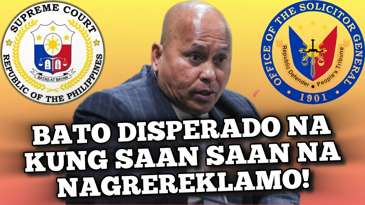 Omg! Bato Dela Rosa lahat ng Petition binasura ng Supreme Court at Office of the solicitor general!