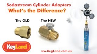 Sodastream Adapter  - The New and The Old - How to use Sodastream Cylinders for your keg system
