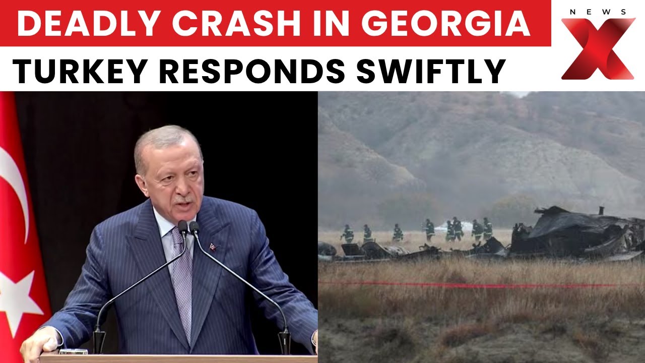 Turkey Military Plane Crash: Erdogan Confirms Black Box Found After Deadly Georgia Crash