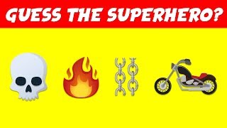 Can You Guess The Marvel Hero By Emoji? - 99% Fail EMOJI PUZZLES | Emoji Challenge (FUN TEST)