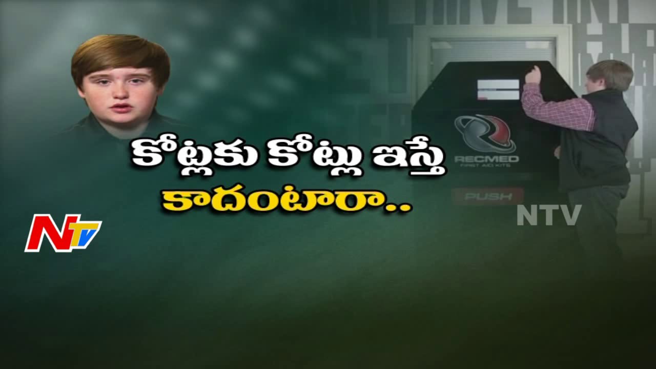 Schoolboy Rejected 30 mn offer for his Invention Recmed First Aid