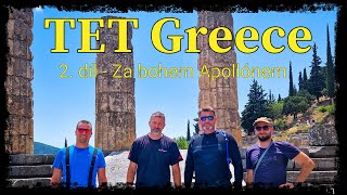 TET GREECE 2023 | EP2 - Delphi | Corinth Canal | TRAVELBOOK | On a motorcycle from Czech to Greece
