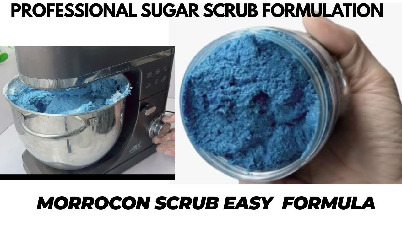 Body Sugar scrub formulation | professional sugar scrub making ...