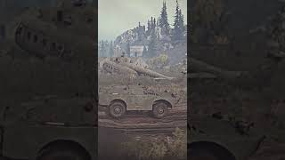 БРДМ-1 и ЗИС-150 на военной базе SNOWRUNNER #3dgames #snowrunner