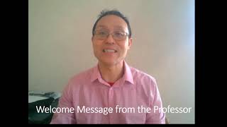 Welcome Message from the Professor stats
