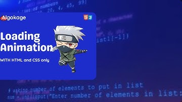 Loading Animation Using HTML & CSS Only | Creative CSS Animation Tutorial