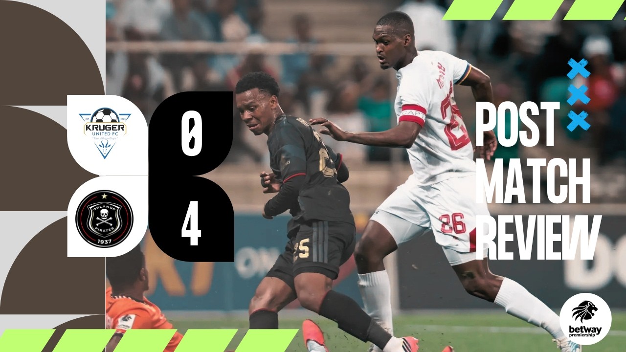 KRUGER UNITED 0-4 ORLANDO PIRATES! ☠️🔥 MBUTHUMA BRACE | PIRATES RUN RIOT IN MBOMBELA!