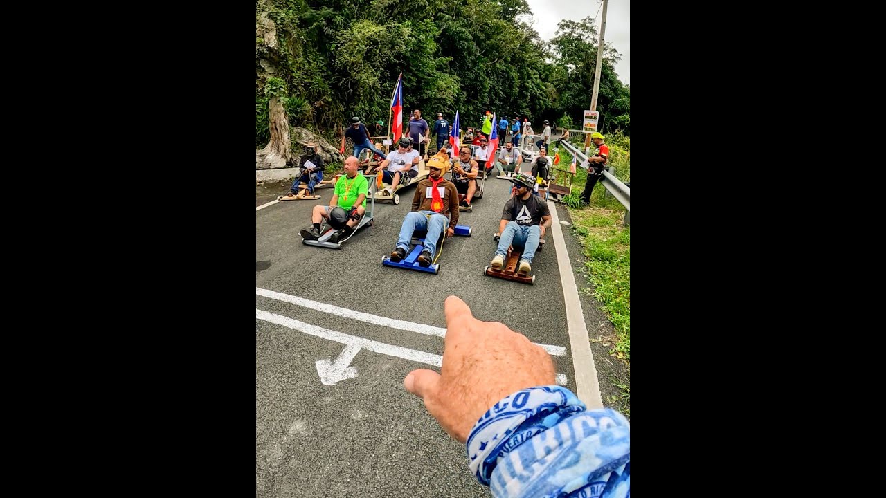 1era Carrera 🏃‍♂🛒 de Carritos de Palo en 🇵🇷 Sobre 20 Carritos Diferentes 🛼😍 un Festival de Pueblo Mo