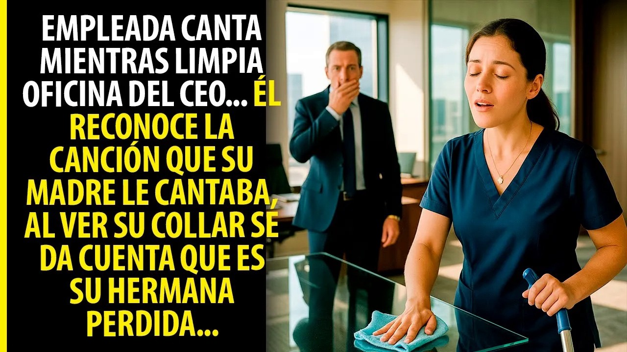 RECONOCE LA CANCIÓN QUE SU MADRE LE CANTABA, AL VER SU COLLAR SE DA CUENTA QUE ES SU HERMANA PE