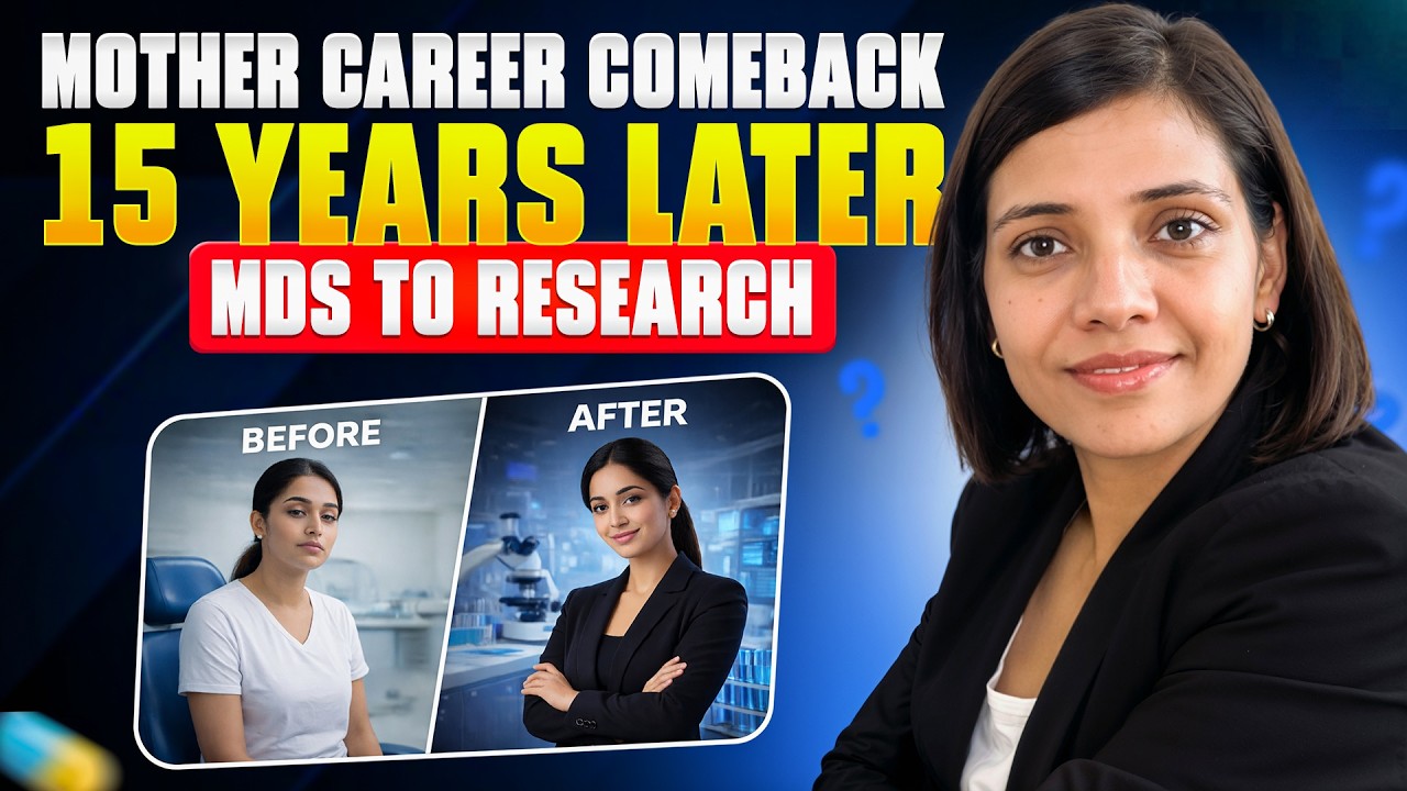 MDS & A Mother Switched Career Into Clinical Research After 15 Years!! | Non Clinical Dental Careers

To Contact Us - https://links.careerinpharma.com/inquiry
For further information click here - https://links.careerinpharma.com/profile

MDS and a mother switched career into clinical research after 15 years This real story will change how you think about non clinical dental careers

In this video you will learn how a dentist with BDS and MDS background successfully transitioned into clinical research after a long career gap This journey highlights how non clinical jobs after BDS and MDS are possible with the right strategy preparation and mindset

You will understand how clinical research works as a career option for dentists what skills are required and how professionals can shift from clinical practice to pharma industry roles This video also shares insights on how to prepare for interviews find opportunities and rebuild your career even after a break

This is a practical guide for those looking for alternative career options after BDS or exploring non clinical career options for dentists in India including pharmacovigilance clinical research and clinical data management

If you are confused about what to do after dentistry or looking for stable and growth oriented career paths beyond clinics this video will give you clarity and motivation


Video Timeline
00:00 Introduction
01:23 BDS journey and early career
12:04 Decision to switch from clinical to non clinical
13:24 Job search and interview preparation
14:50 Life changes after entering clinical research
18:56 Message for dentists

#careerinpharma #clinicalresearch #nonclinicalcareers #bds #mds #dentistrycareer
_______________________________________________________________________________________