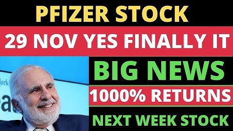 📈 Pfizer Stock Prediction - PFE Stock About To Explode? Institutions Are Buying