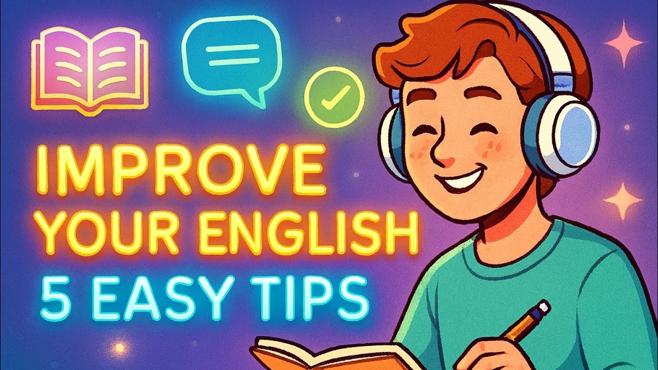 5 Simple Things to Improve Your English Fast - YouTube