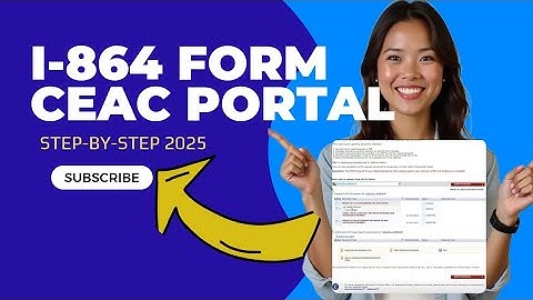 DIY CR1/IR1 Visa 2025 – Uploading I-864 Affidavit of Support on CEAC (NVC Stage)#Ceac portal #nvc 