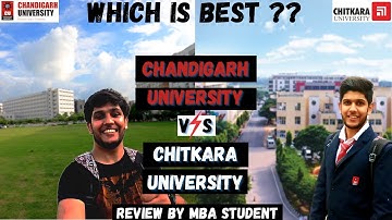 CHANDIGARH UNIVERSITY VS CHITKARA UNIVERSITY || ALL FACTS || NOW YOU CAN CHOOSE EASILY😵😵