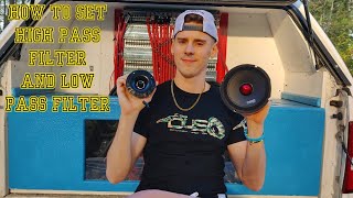 How to Set Low and High Pass Filters For Your Car Speakers 🔊🔊
