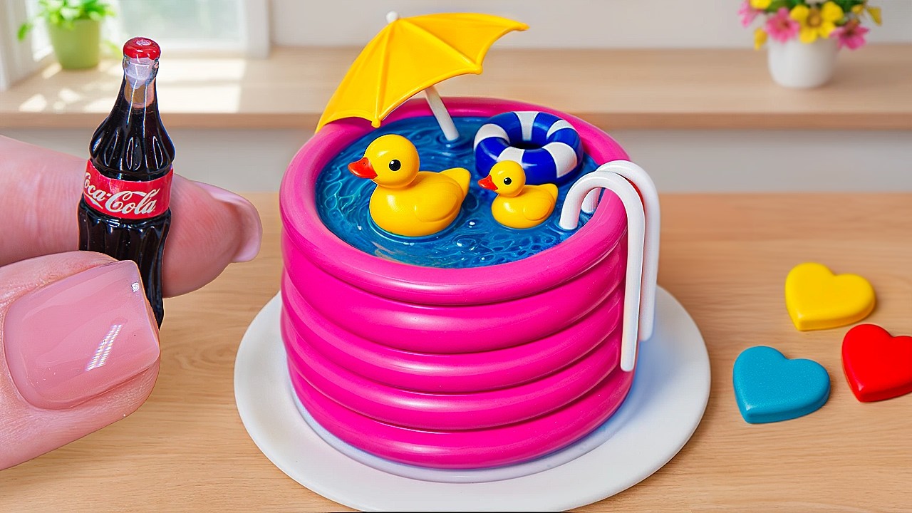 Best Cake Decorating For Summer ☀️ Coolest Pink Chocolate Cake Recipe Tutorials