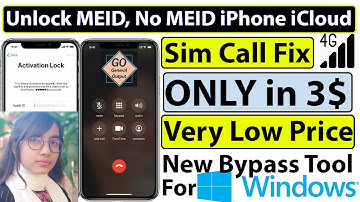 How to Bypass MEID, No MEID iPhone iCloud Sim Call Fix | Only in 3$ Very Low Price | New Bypass Tool