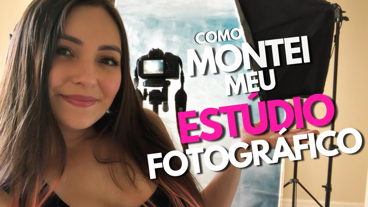Como montei meu studio fotográfico em casa + tirando fotos