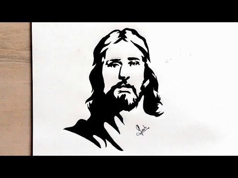 How to Draw Lord Jesus Christ Drawing for kids Step By Step - YouTube
