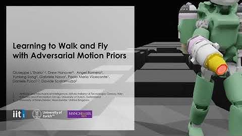 Learning to Walk and Fly with Adversarial Motion Priors (IROS 2024)