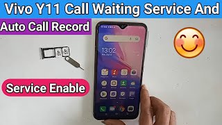 Vivo Y11 통화대기 및 자동통화기록 서비스 활성화 screenshot 5