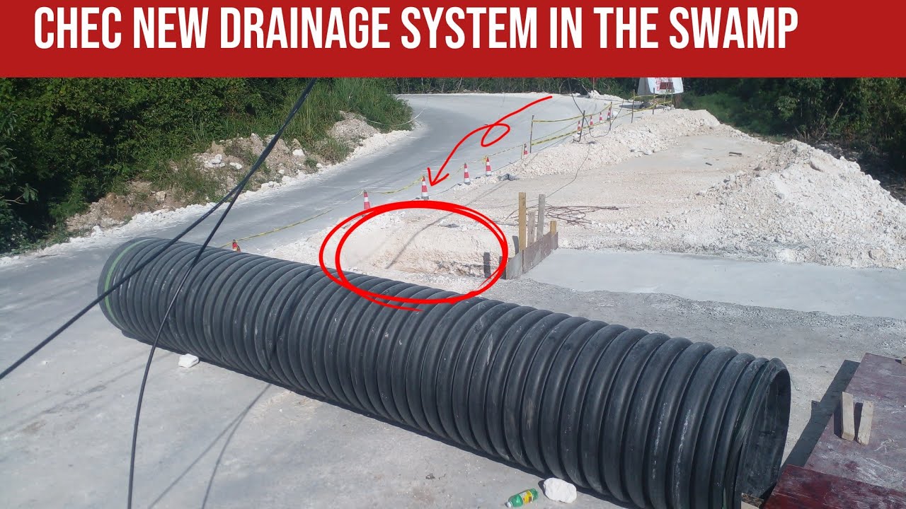 QUICK UPDATED OF] The New Drainage System That CHEC Building In The Swamp ] ST THOMAS JAMAICA.