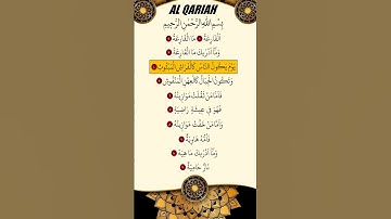 ماهر المعيقلي - سورة القارعة