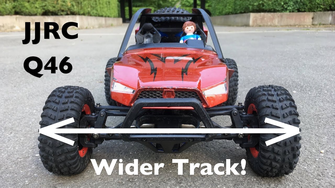 JJRC Q46 SPEED RUNNER: Track Widening Using 3D Printed Hex Adapters!