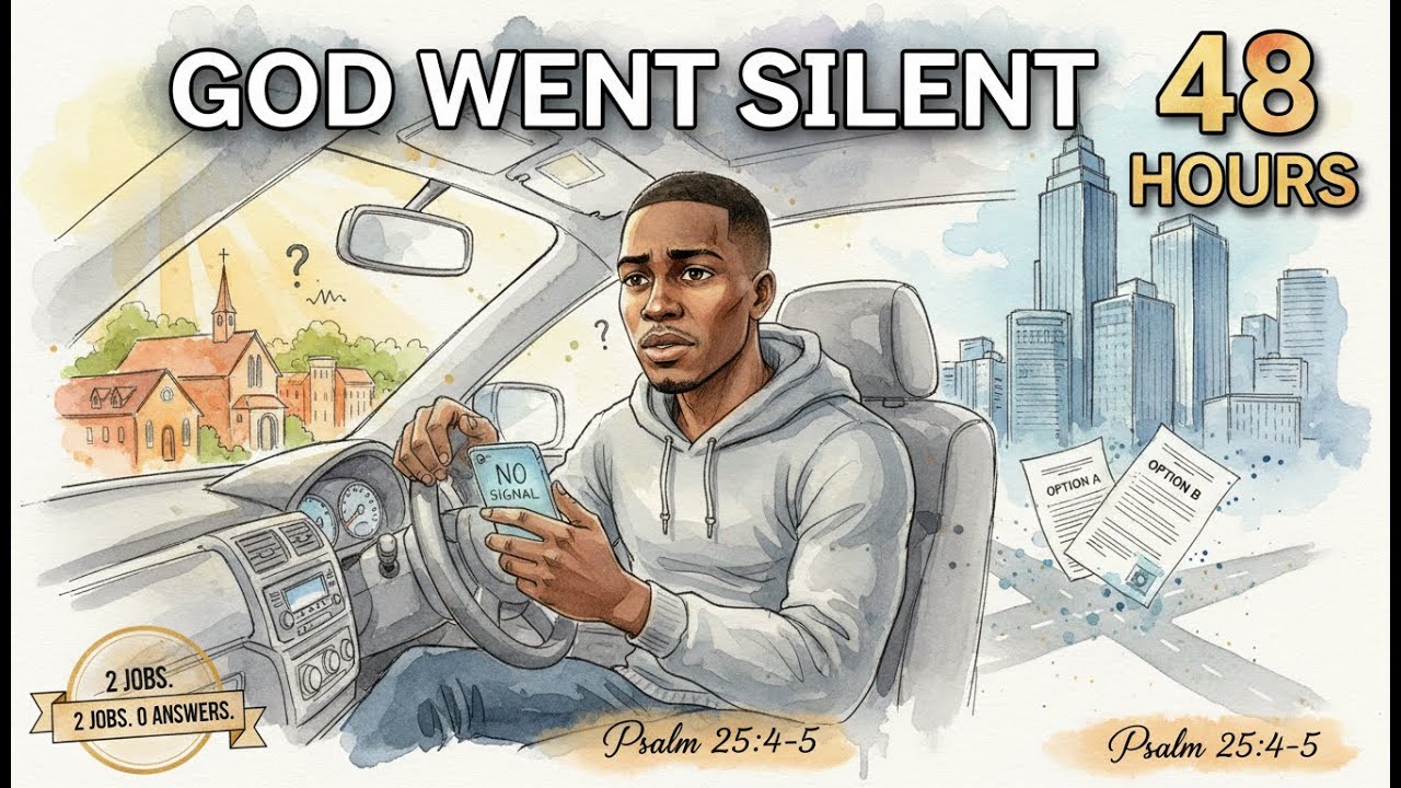 У меня было 48 часов, чтобы решить ВСЁ своё будущее... И Бог замолчал (Псалом 25:4-5)