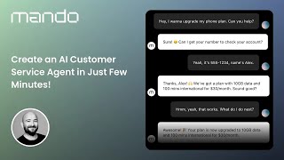 Créez un chatbot IA pour votre site en quelques minutes avec Mando AI