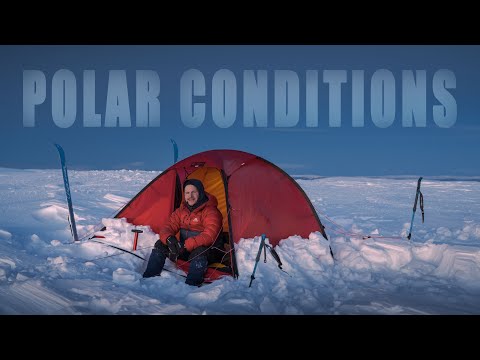 Wild Camping In POLAR CONDITIONS - Pitching my Hilleberg tent in strong wind-  LANDSCAPE PHOTOGRAPHY