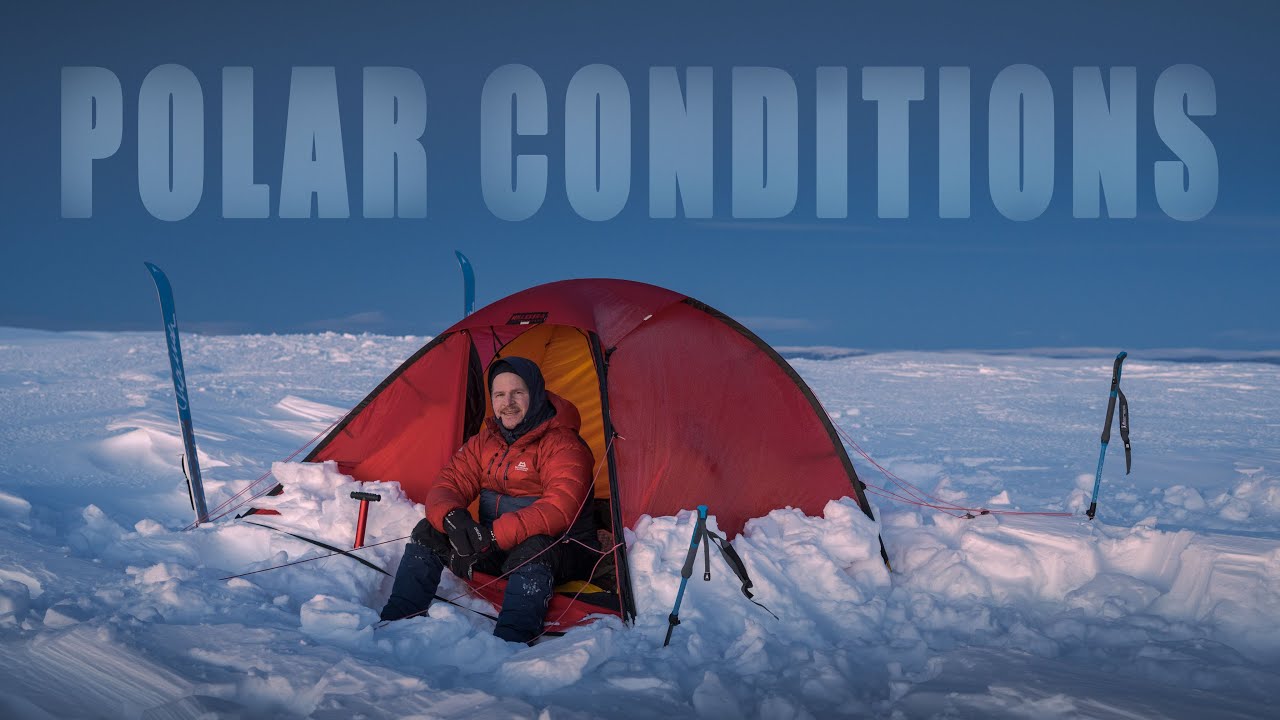 Wild Camping In POLAR CONDITIONS - Pitching my Hilleberg tent in strong wind-  LANDSCAPE PHOTOGRAPHY