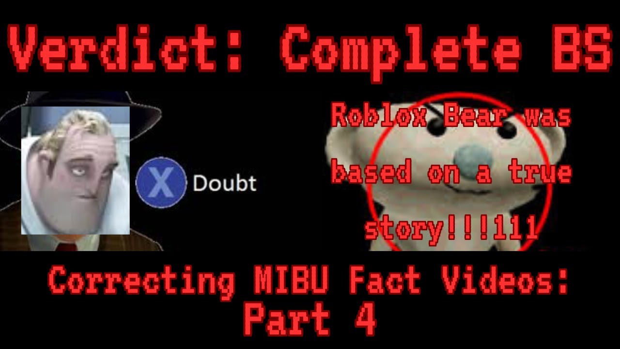 Correcting MIBU Fact Videos - It's fasticilitybtw's first Mr Incredible Becoming Uncanny video