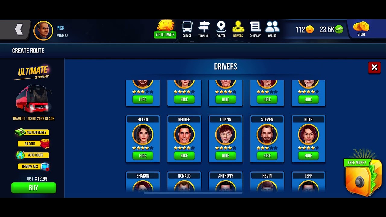 How to hire new driver in Bus Simulator: Ultimate?