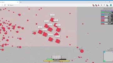 Diep.io multiboxing 10 red factories
