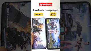 Snapdragon 7+Gen2 vs 870 SpeedTest🔥🔥🔥
