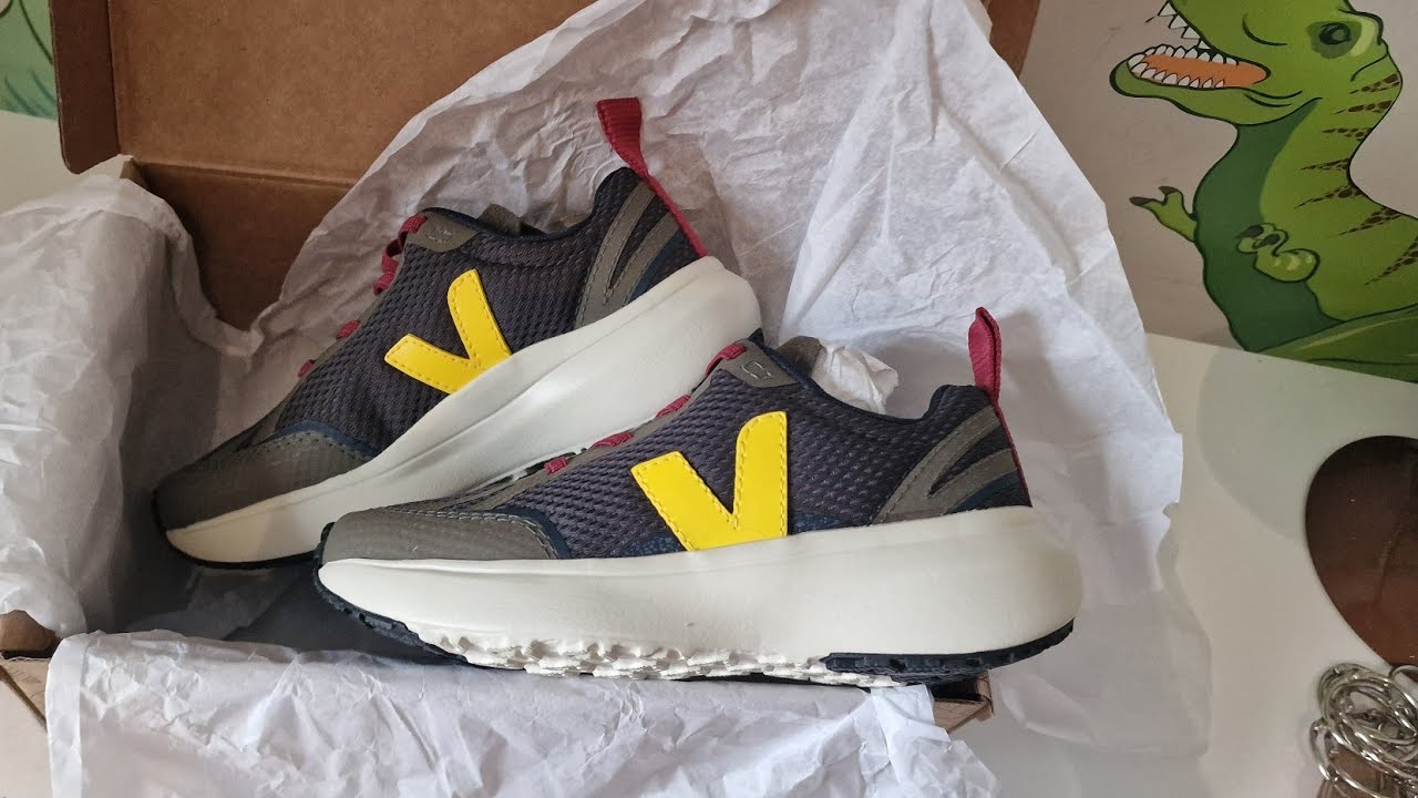VEJA SMALL CANARY  EL ALVEOMESH (GRAFITE_TONIC)  / UNBOXING VEJA SHOES 